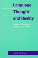 Language, thought, and reality : selected writings 