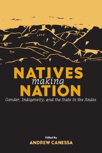 Natives making nation : gender, indigeneity, and the state in the Andes 