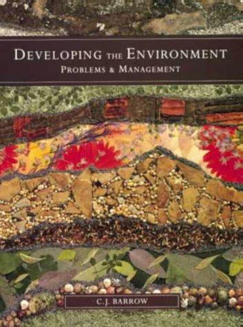 Developing the environment : problems and management 