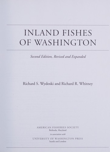 Inland fishes of Washington 