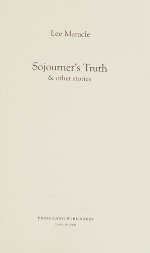 Sojourner's truth & other stories 