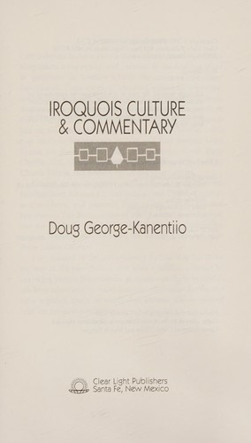 Iroquois culture & commentary 