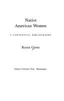 Native American women : a contextual bibliography 