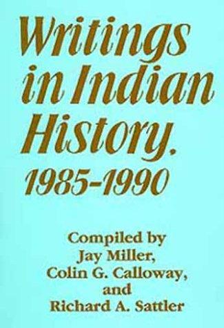 Writings in Indian history, 1985-1990 