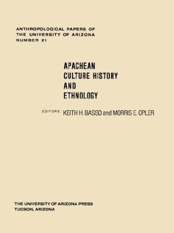 Apachean culture history and ethnology.