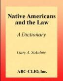 Native Americans and the law : a dictionary 