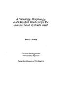 A phonology, morphology, and classified word list for the Samish dialect of Straits Salish 