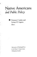 Native Americans and public policy 