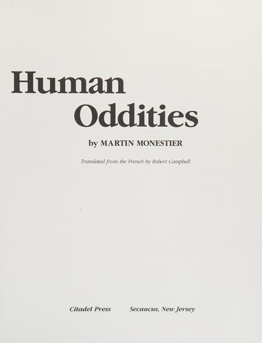 Human oddities 
