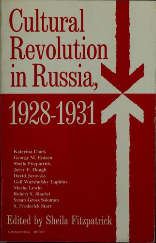 Cultural revolution in Russia, 1928-1931 