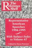 Representative American speeches, 1994-1995 