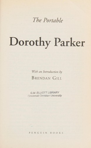 The portable Dorothy Parker.