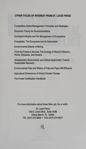 Resolving environmental conflict : towards sustainable community development / Chris Maser.
