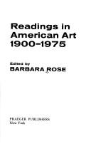 Readings in American art, 1900-1975 