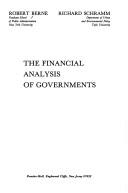The financial analysis of governments / Robert Berne, Richard Schramm.