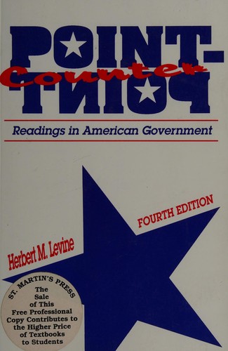 Point-counterpoint : readings in American government 