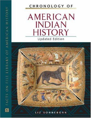 CHRONOLOGY OF AMERICAN INDIAN HISTORY.