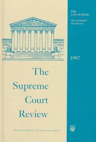 SUPREME COURT REVIEW 1997 : CONGRESSIONAL POWER AND RELIGIOUS LIBERTY AFTER CITY OF BOERNE V FLORES.