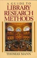 A Guide to Library Research Methods.