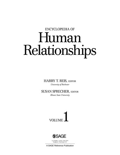 Encyclopedia of human relationships 