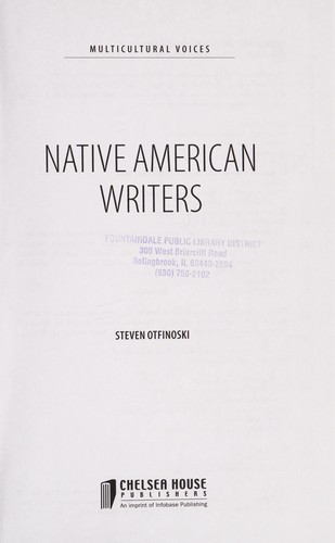 Native American writers 