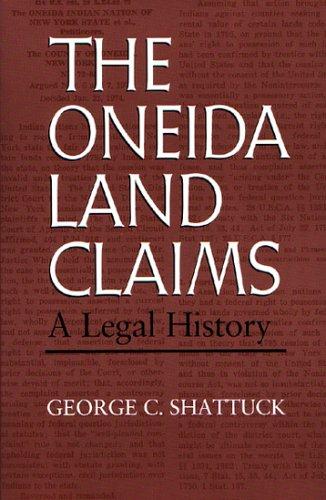 The Oneida land claims : a legal history 