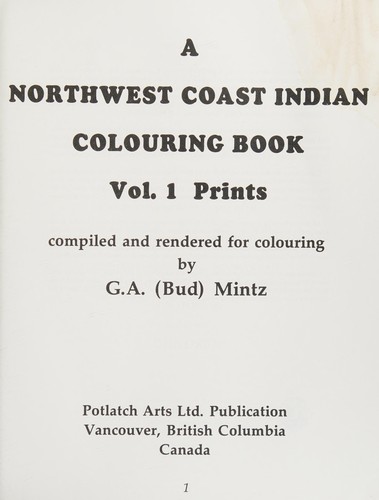 A Northwest coast Indian colouring book 
