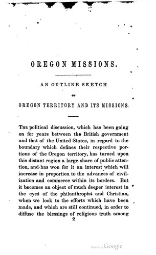 Oregon missions and travels over the Rocky Mountains in 1845-46 