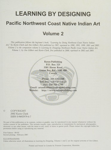 Learning by designing : Pacific Northwest Coast native Indian art / by Jim Gilbert and Karin Clark.