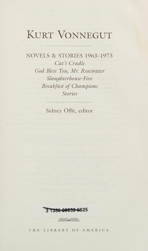 Novels & stories, 1963-1973 