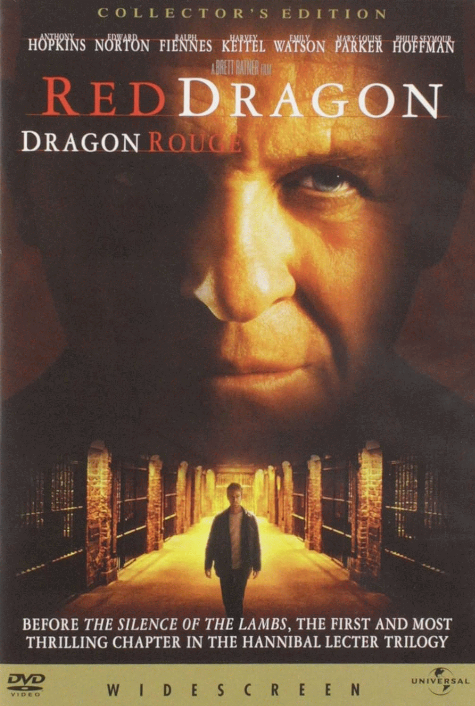 Red dragon / Universal Pictures and Dino De Laurentiis present in association with Metro-Goldwyn-Mayer Pictures, a Brett Ratner film ; produced by Dino De Laurentiis, Martha De Laurentiis ; screenplay by Ted Tally ; directed by Brett Ratner ; in association with Mikona Productions GmbH & Co. KG.