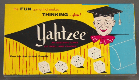 Yahtzee : the classic shake, score & shout dice game!.