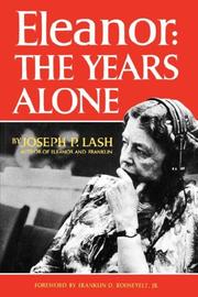 Eleanor: the years alone Cover Image