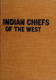 Indian chiefs of the West. Cover Image