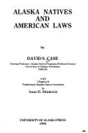 Alaska natives and American laws  Cover Image