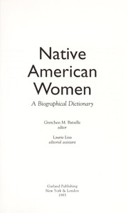 Native American women : a biographical dictionary  Cover Image