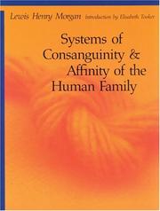 Systems of consanguinity and affinity of the human family  Cover Image