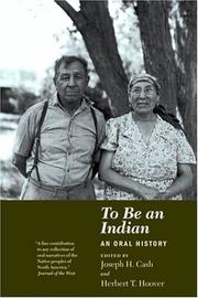 To be an Indian : an oral history  Cover Image