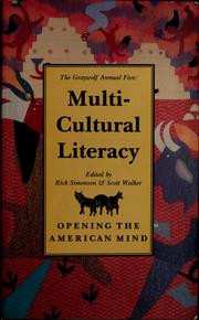 Multi-cultural literacy  Cover Image