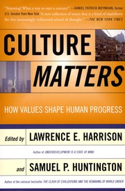 Culture matters : how values shape human progress  Cover Image