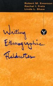 Writing ethnographic fieldnotes  Cover Image