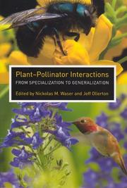 Plant-pollinator interactions : from specialization to generalization  Cover Image