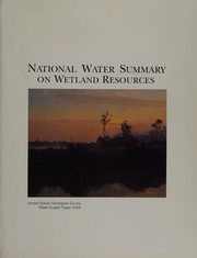 National water summary on wetland resources  Cover Image