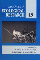 Advances in ecological research. Volume 19  Cover Image
