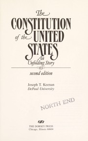 The Constitution of the United States : an unfolding story  Cover Image