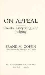 On appeal : courts, lawyering, and judging  Cover Image