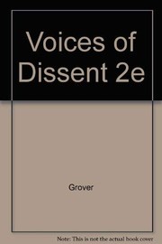 Voices of dissent : critical readings in American politics  Cover Image