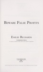 BEWARE FALSE PROFITS. Cover Image