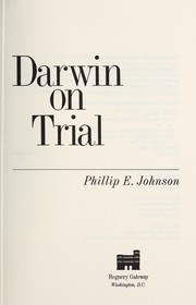 DARWIN ON TRIAL. Cover Image