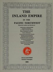 INLAND EMPIRE IN THE PACIFIC NORTHWEST : HISTORICAL STUDIES AND SKETCHES OF CEYLON. Cover Image